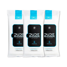 Dude Shower Body Wipes Unscented Naturally Soothing Aloe And Hypoallergenic