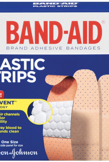 Band-Aid Brand Adhesive Bandages Plastic Strips Assorted 60 Count