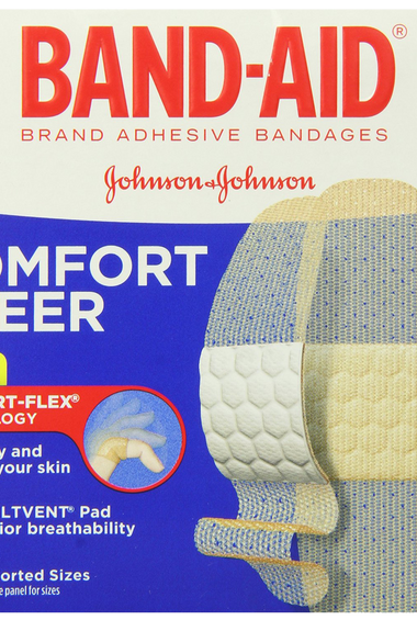 Band-Aid Brand Adhesive Bandages Sheer Strips Assorted 60 Count