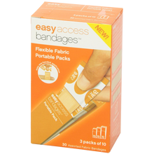 Easy Care Easy Access Bandage Fabric Assorted Large Medium and Junior 30 Count