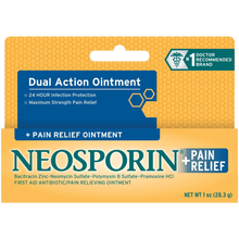 Neosporin First Aid Antibiotic Ointment Maximum Strength Pain Relief 1-Ounce